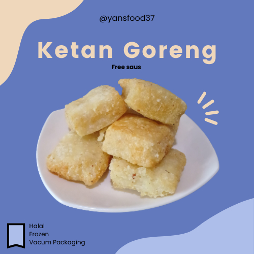 

Ulen ketan bandung / ketan goreng - frozen food halal