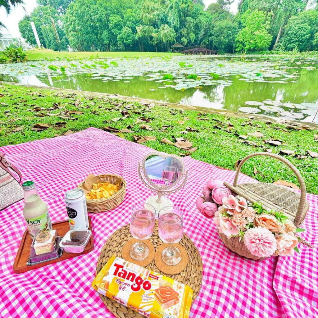 Tikar Piknik Motif Kotak-Kotak - Alas Tikar Kain Piknik Motif Kotak-Kotak Estetik - Tikar Piknik Min