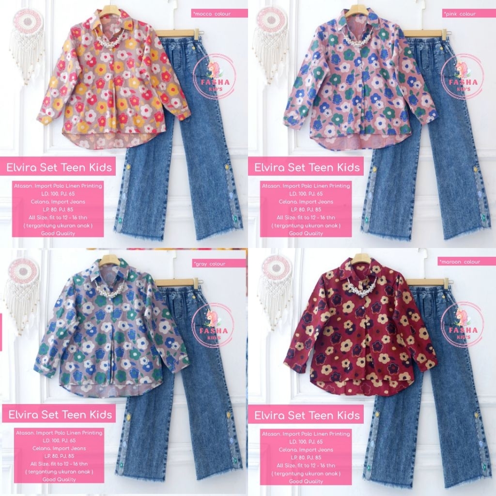 ELVIRA SET TEEN KIDS by FASHA KIDS