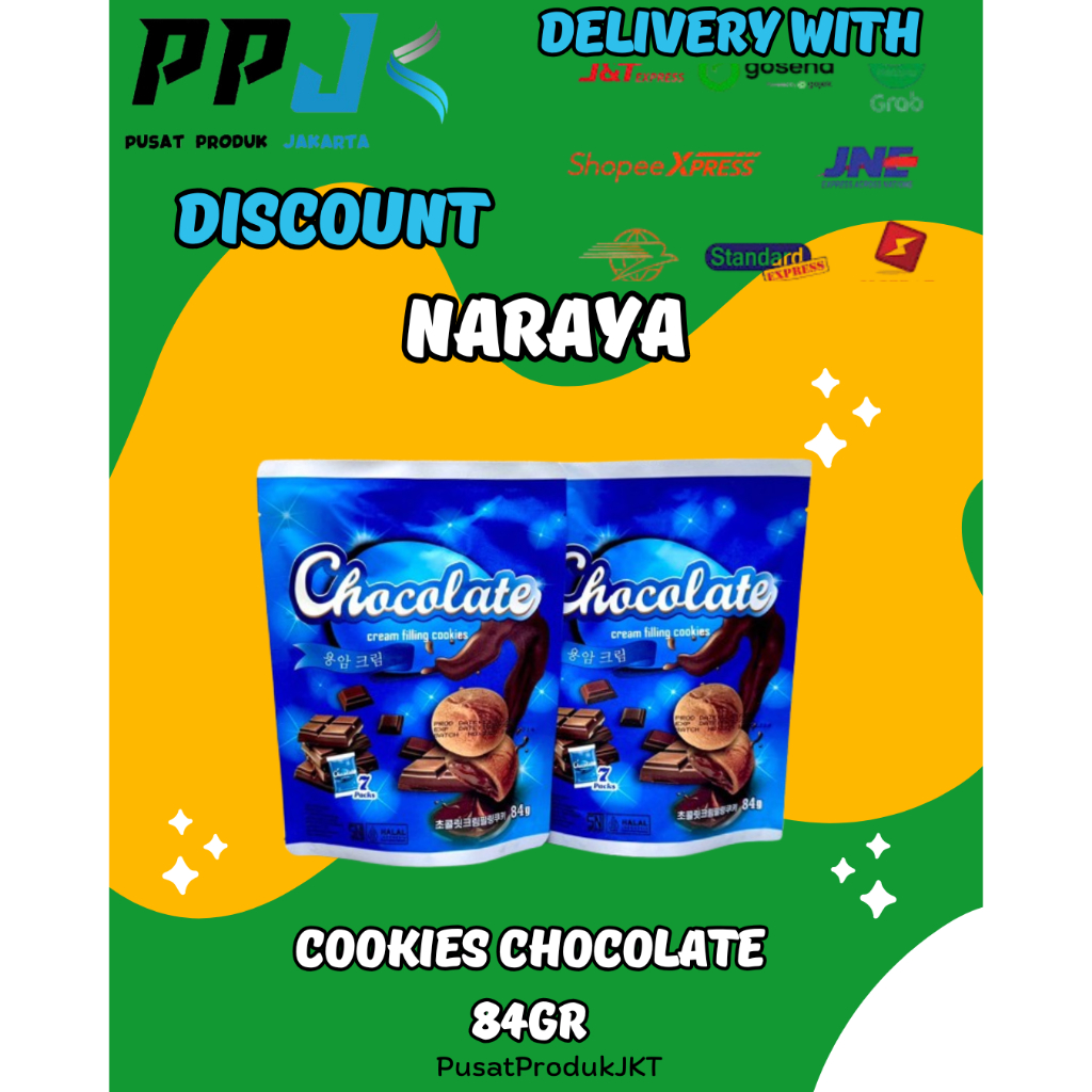 

Naraya Cookies Chocolate 84Gram