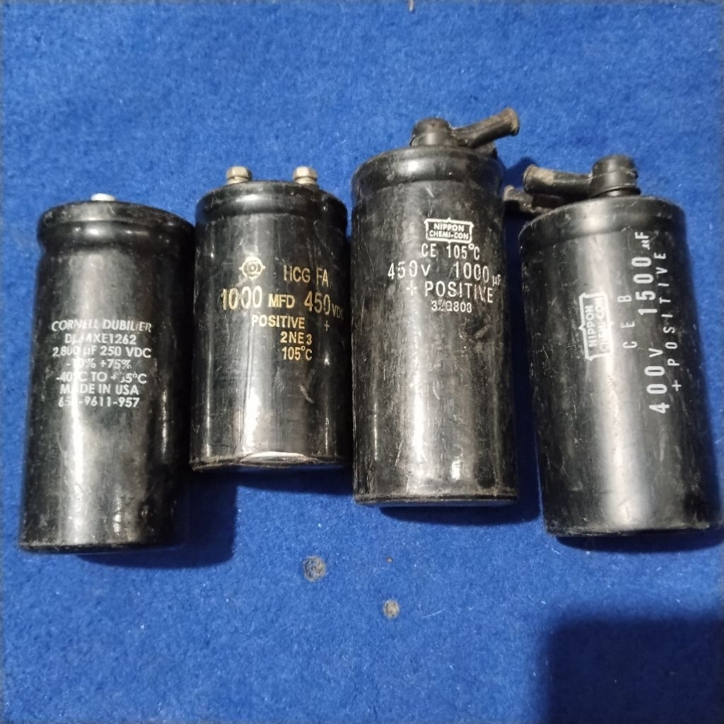 elko, elko elco 4pcs 1000uf 450V / 400V 1500uf /2800uf 250vdc