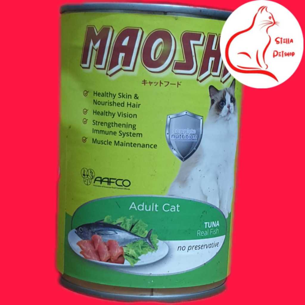 Maoshi kaleng 400 gram Adult Tuna sejenis lifecat life cat markotop