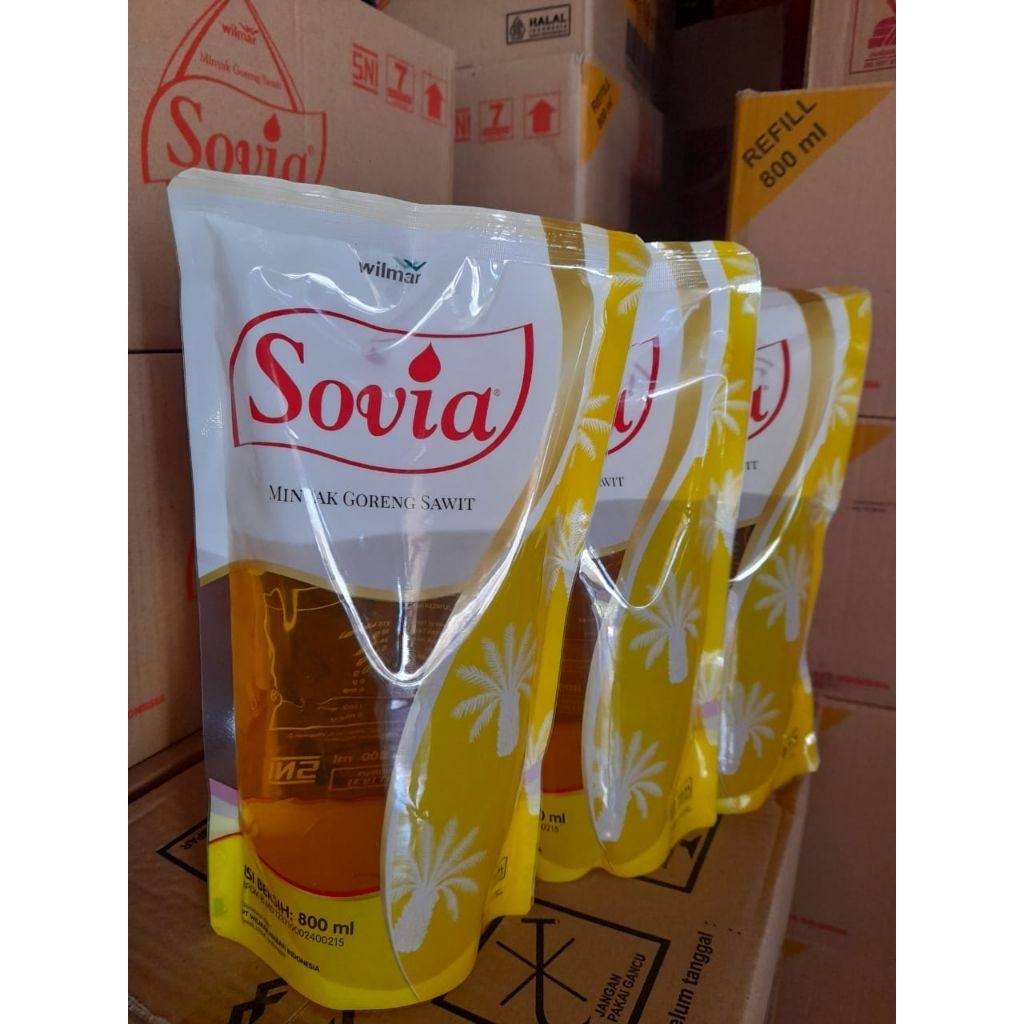 

SOVIA 800ML x 2DUS (24 PCS) MINYAK GORENG MURAH BERKUALITAS TINGGI!!!