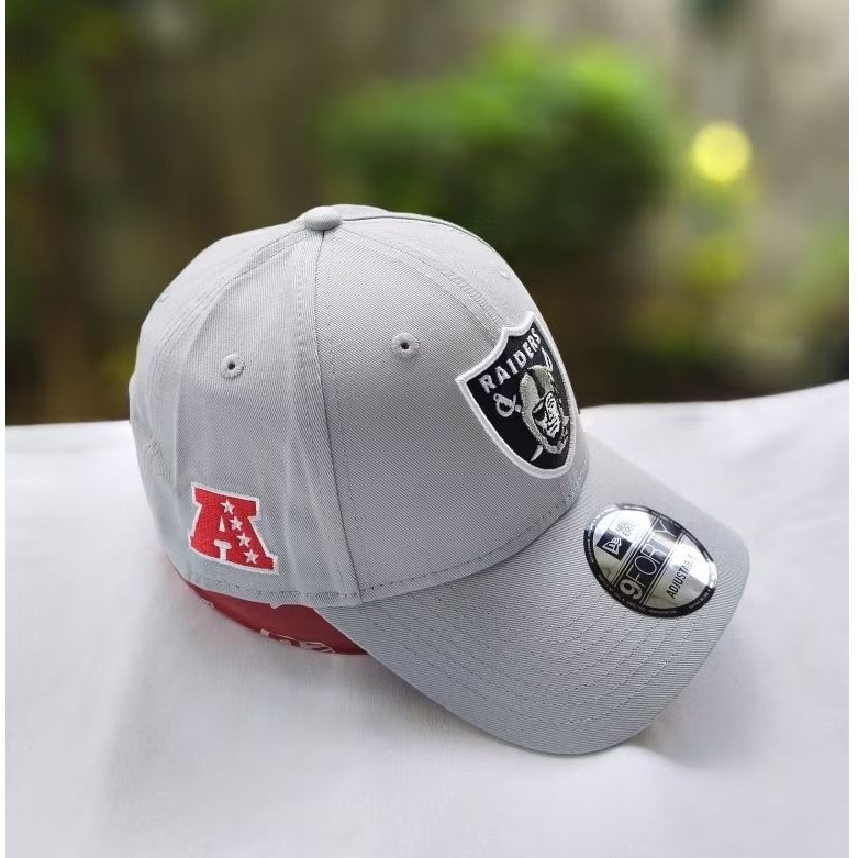 Topi New Era 940 EMB Front Logo A Raiders Asli