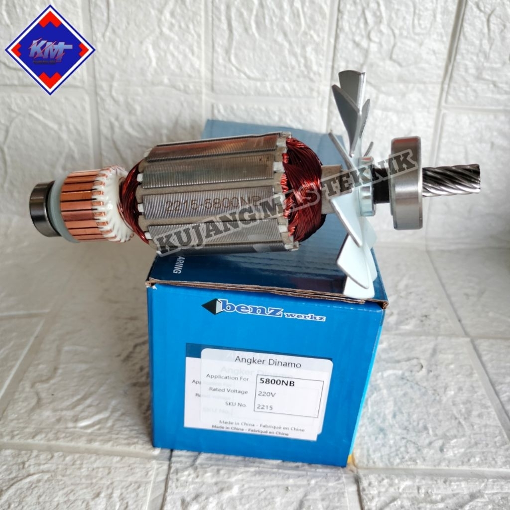 ARMATURE ANGKER MAKITA 5800NB MESIN GERGAJI KAYU MAKITA 5800NB ROTOR 5800NB MAKITA