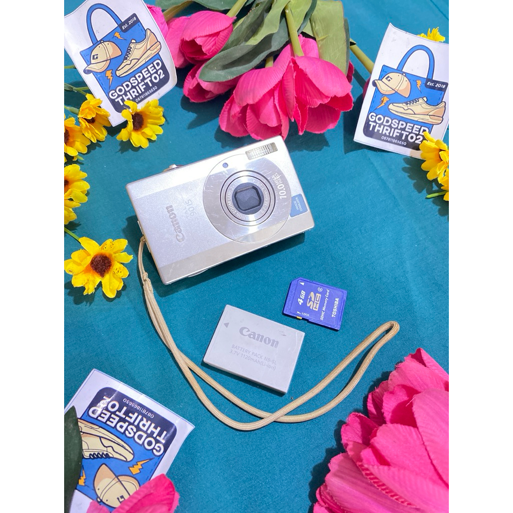 Camera Digital Canon Ixus 90 IS Silver series 10.0 MegaPixels 3x Optical Zoom