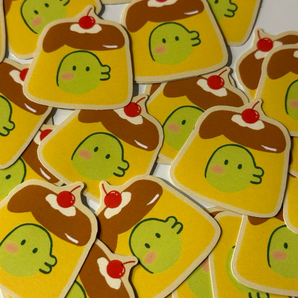 

kuchipatchi pudding stickers