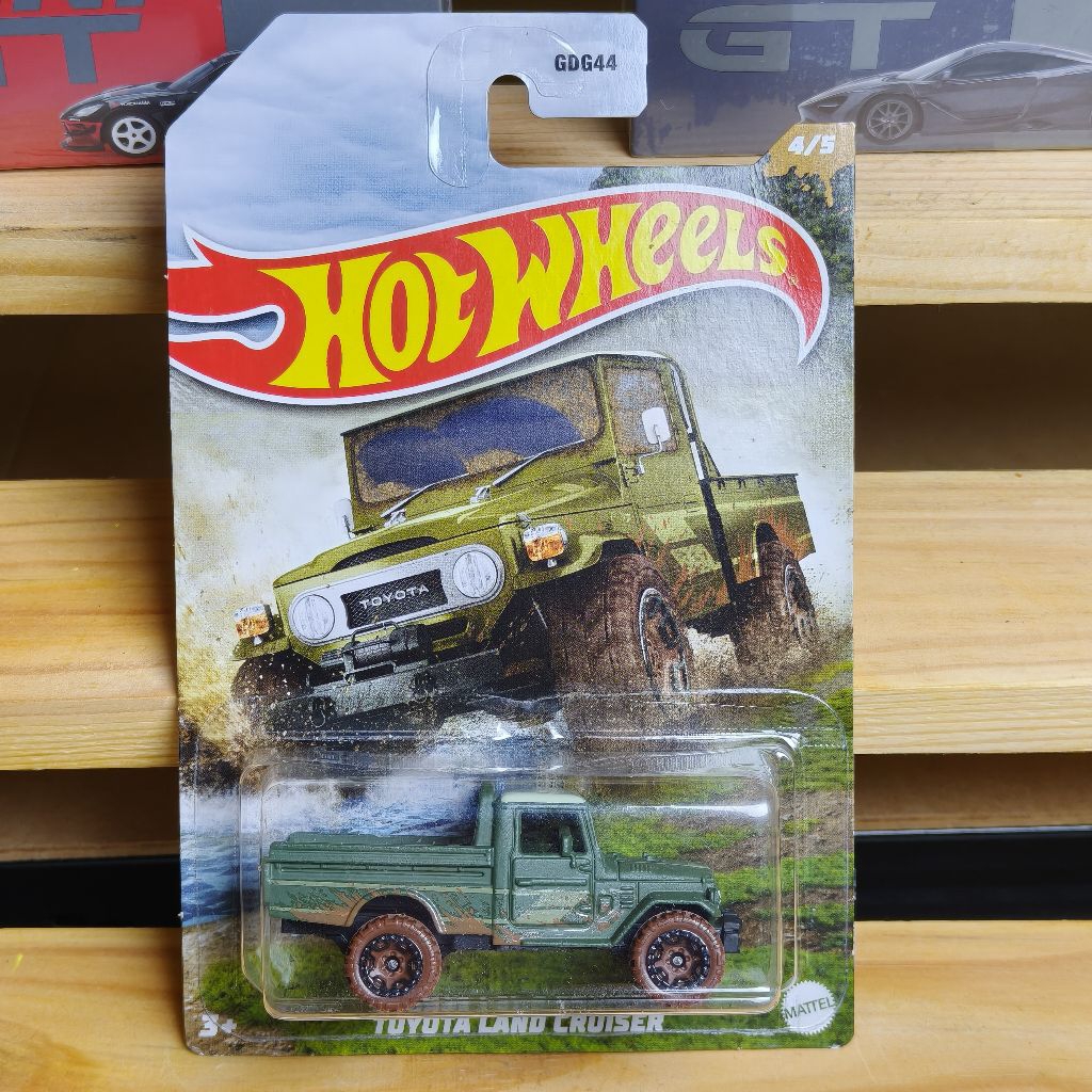 Hot Wheels Toyota Land Cruiser Camo Mud Runner Original SNI
