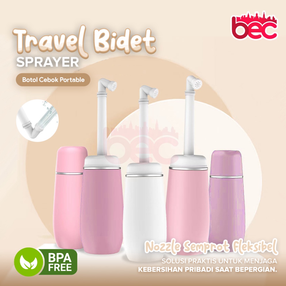Baru BEC Travel Bidet Sprayer  Botol Cebok Portable  Semprotan Cebok Toilet Portable