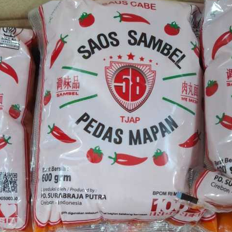 

Saus Sambal Pedas Mapan 58 Revil 600g