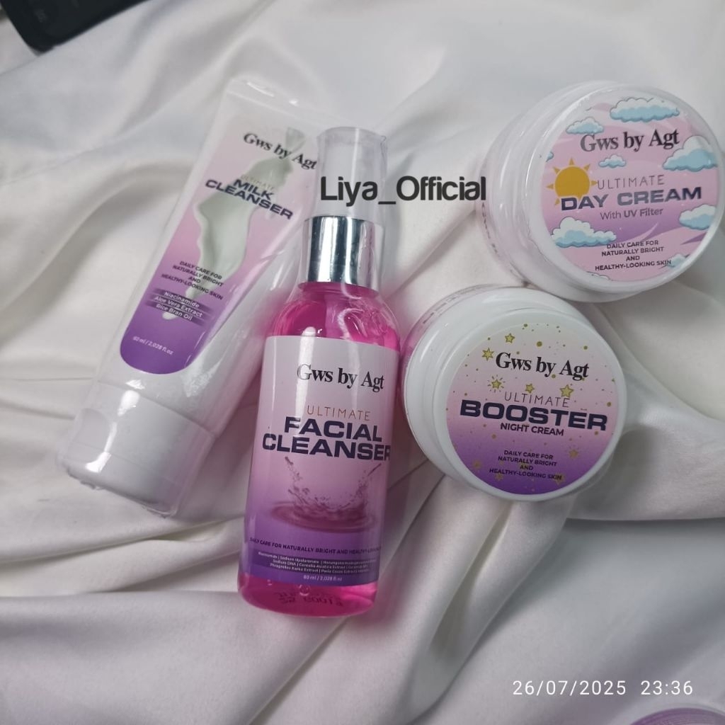 GWS SKINCARE UNGU BY AGT  / GWS UNGU / GWS SKINCARE UNGU KEMASAN BARU