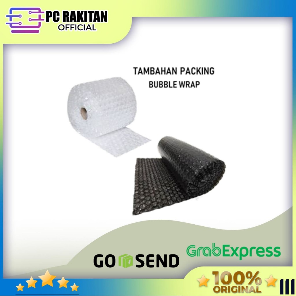 

EXTRA PACKING BUBBLE WRAP UNTUK PACKINGAN