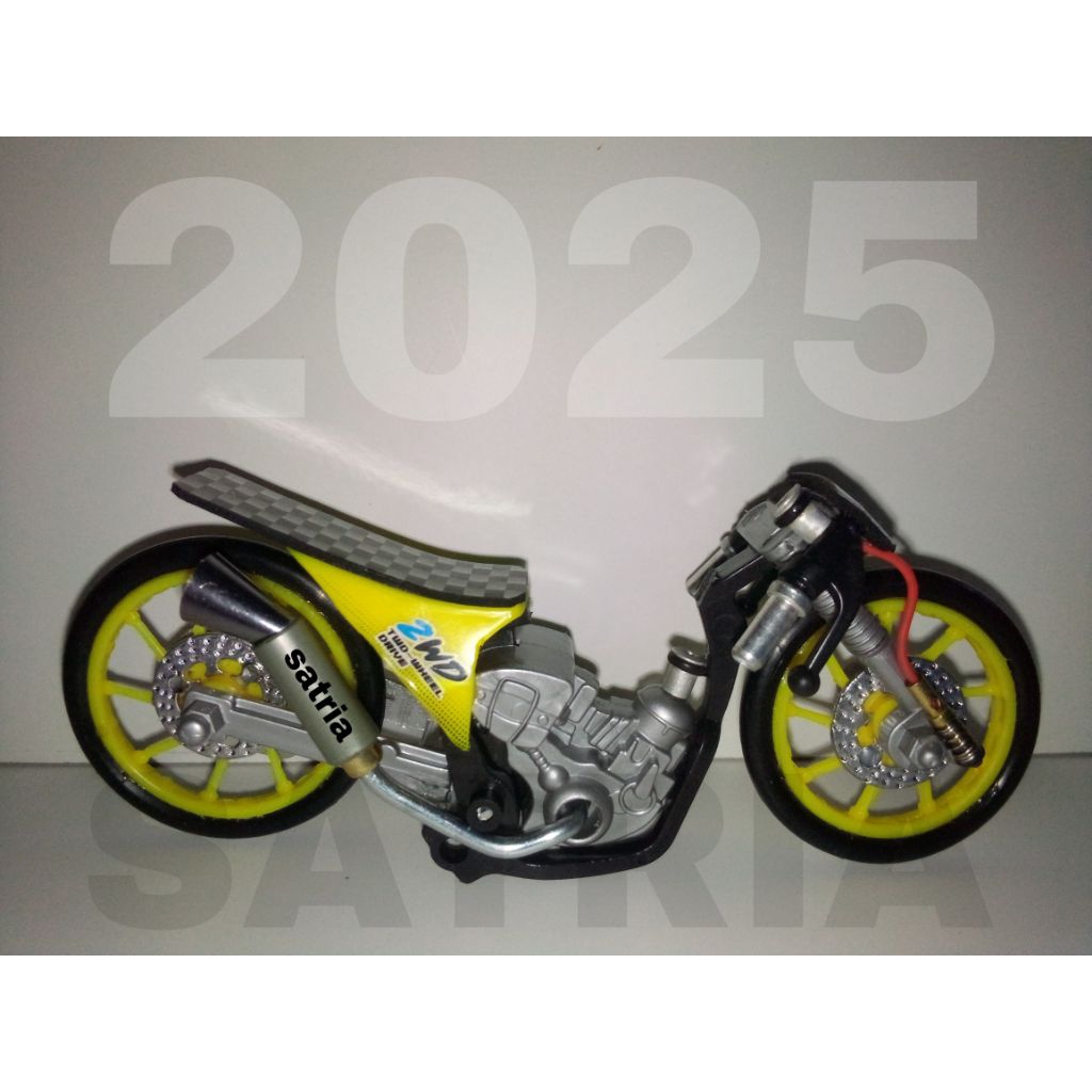 Miniatur motor drag BEAT KENALPOT COBRA 2025