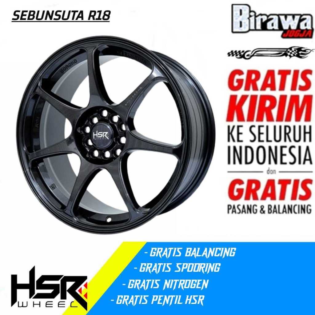 Velg Mobil Hsr Sebunsuta Ring 18 Original Hsr Wheel Bisa Zenix Brv Civic Xtrail Crv