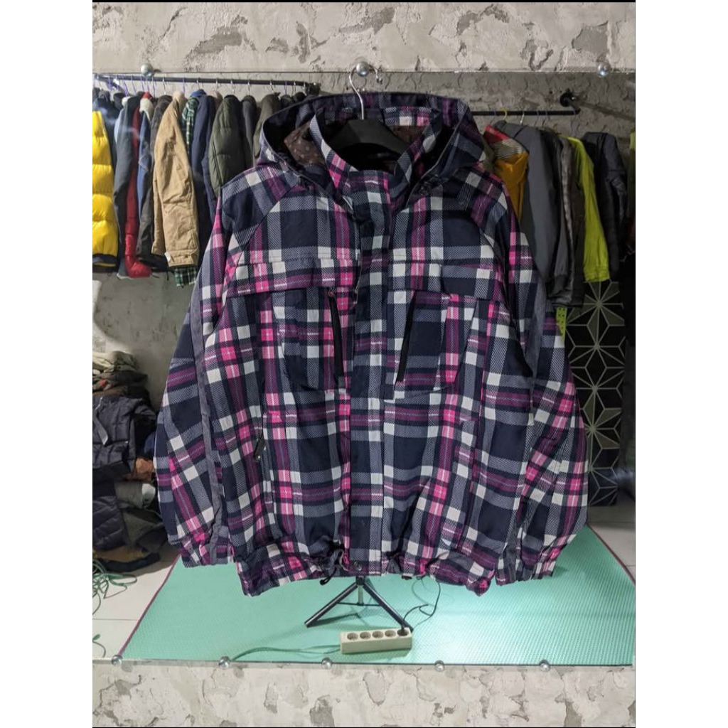 JAKET OUTDOOR TEBAL SNOWBOARD TARTAN