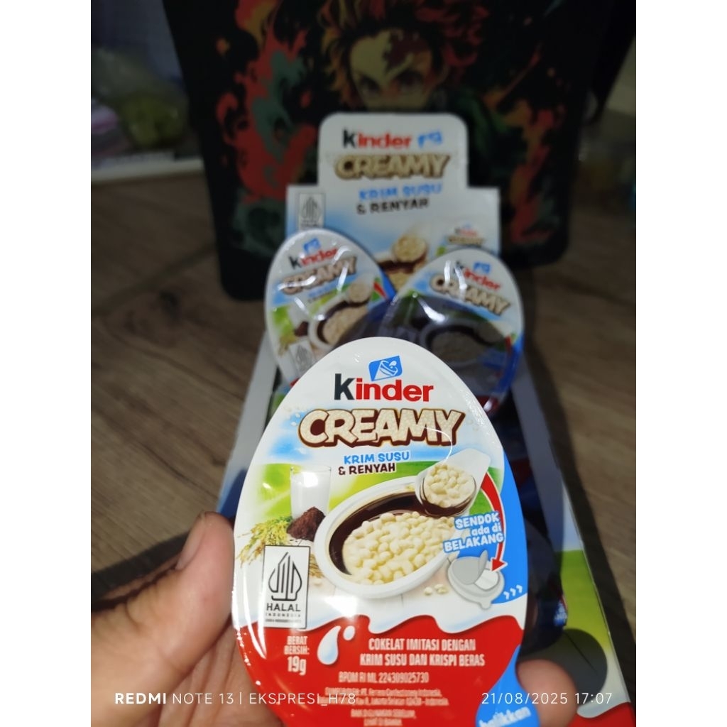 

Kinder Creamy/Kinder Joy Creamy/Kinder Joy/Cream Coklat/Permen Coklat