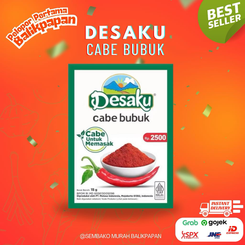 

cabe bubuk desaku 15gr