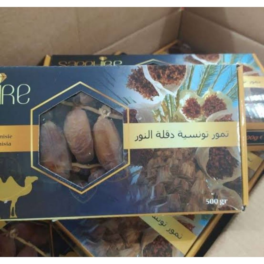 

Sapphire Kurma Tunisia Tangkai Original 100% Kurma Deglet Noor