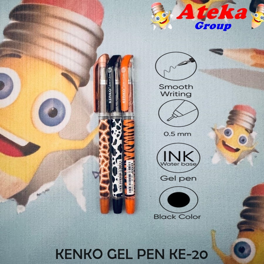 

[1 PCS] KENKO GEL PEN KE-20 ZOO N ZOO