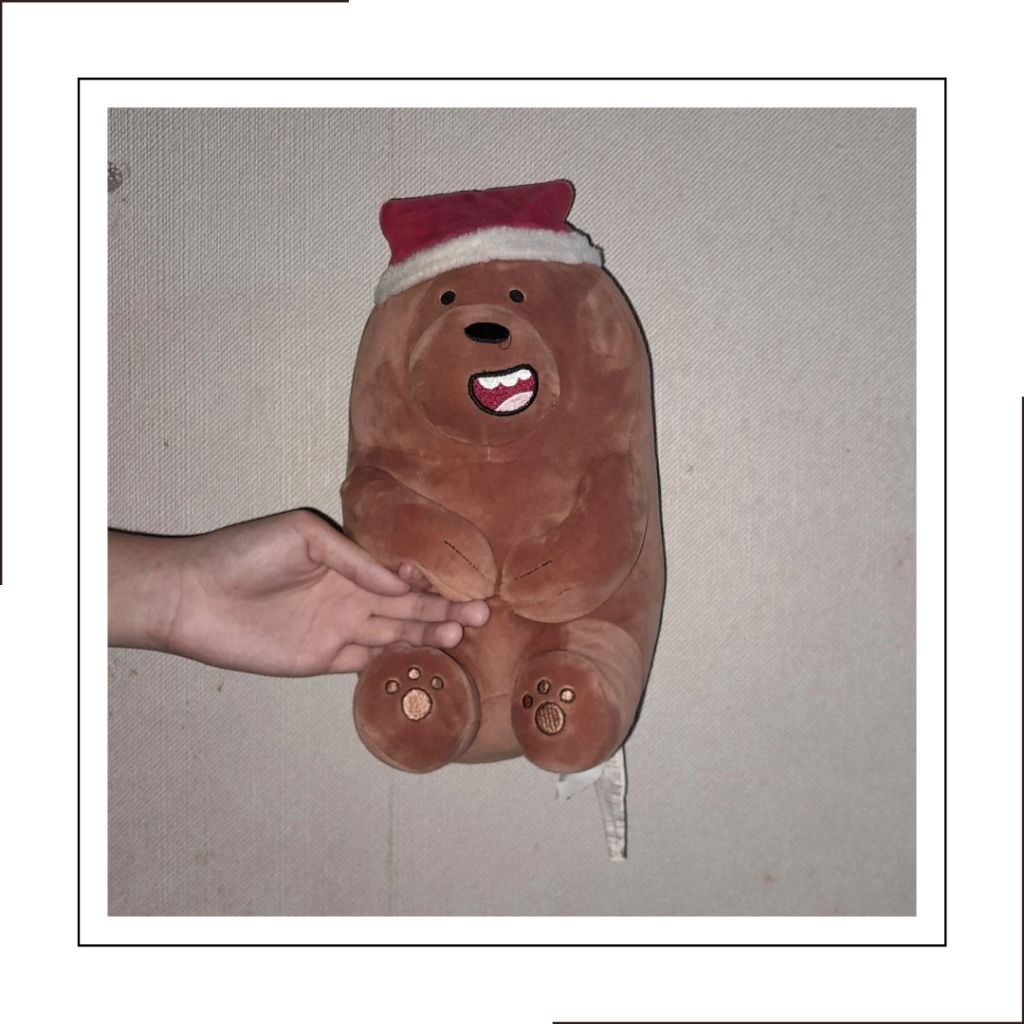 Boneka Beruang Grizzly Miniso