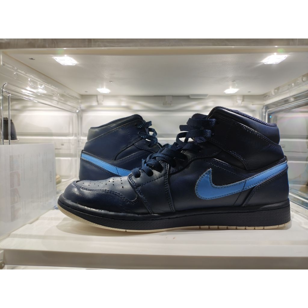 AJ 1 Mid Obsidian Blue 43