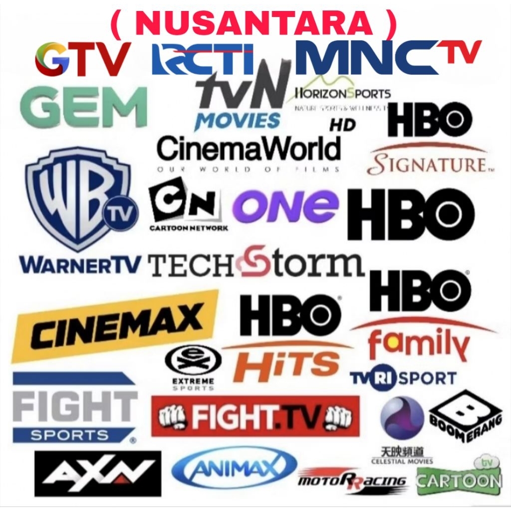 Paket Tanaka Nusantara HD Samsung HD Transvision HD Film Hbo Cling Basic Gold Trans Mnc Kvision Nex 