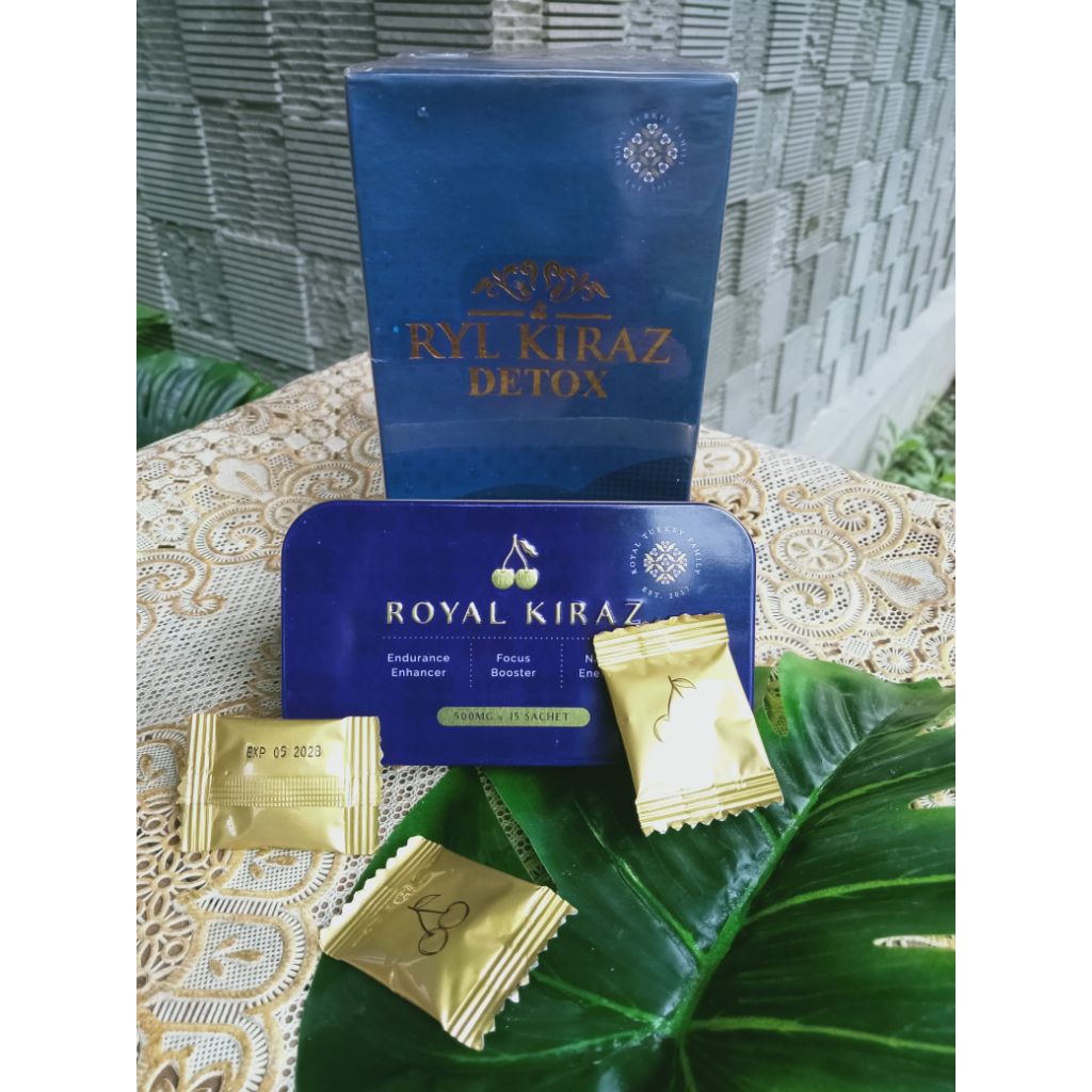 

R0Y4L KIRAZ DETOK/ R0Y4L KIRAZ CANDY GOLD TURKY Isi 15 Sachet