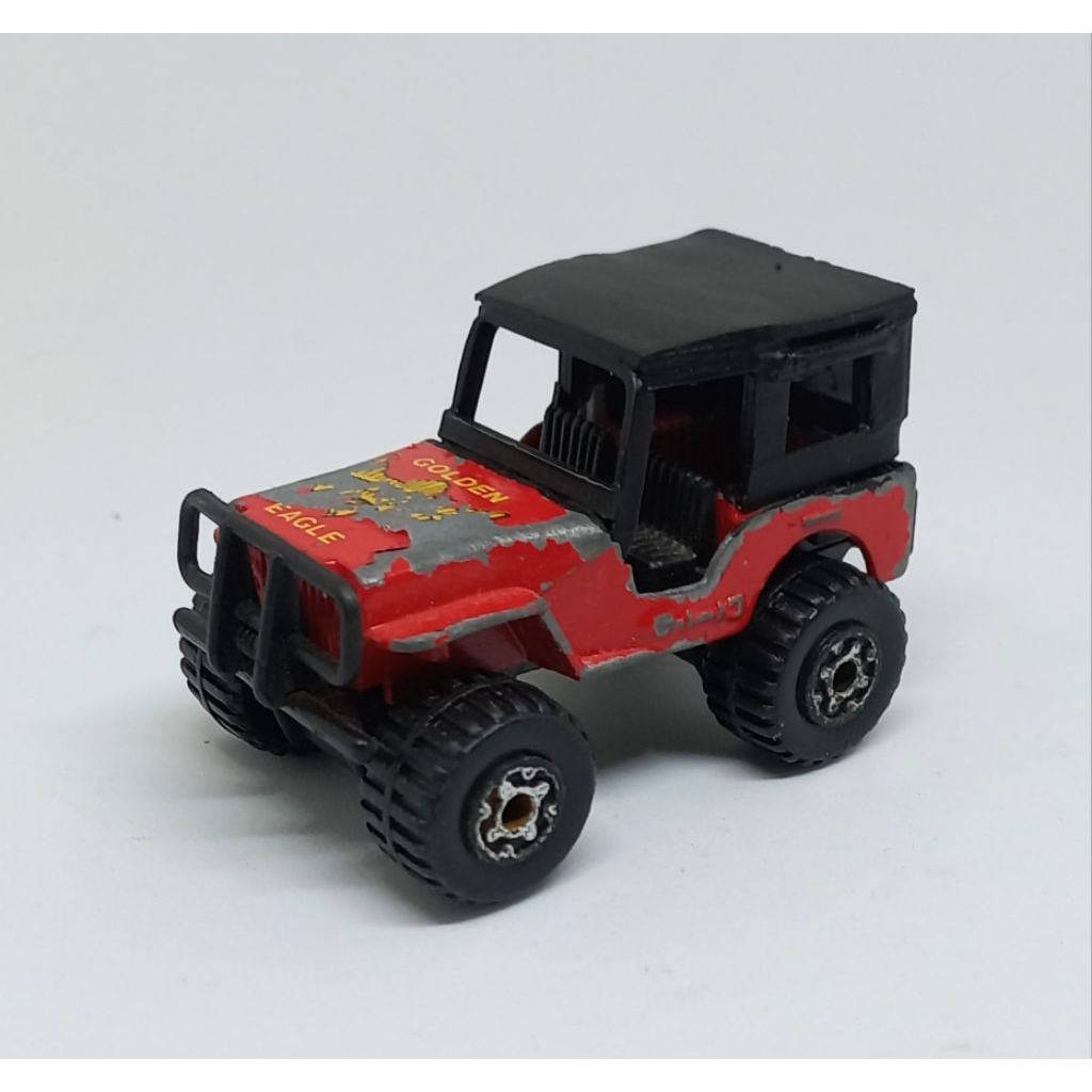 matchbox jeep 4x4 4×4 golden eagle willys laredo wrangler loose diecast junk custom (t)