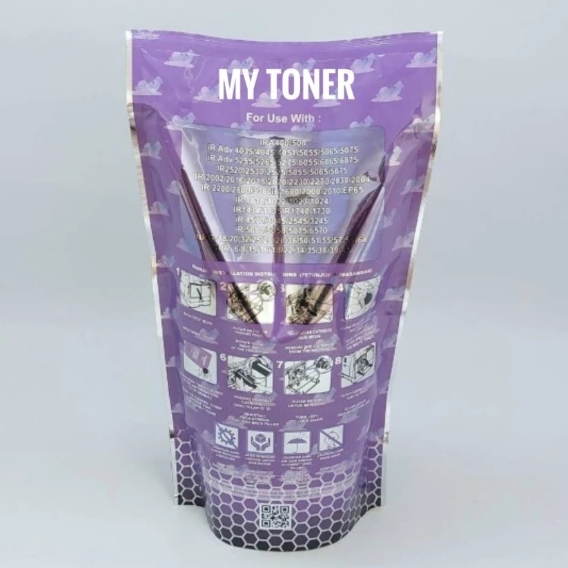 Serbuk Toner Pseries ungu Ir5000 Ir-5000 / Bubuk Toner Pseries ungu IR / IRA 5000 IR5075 ira6075 ira