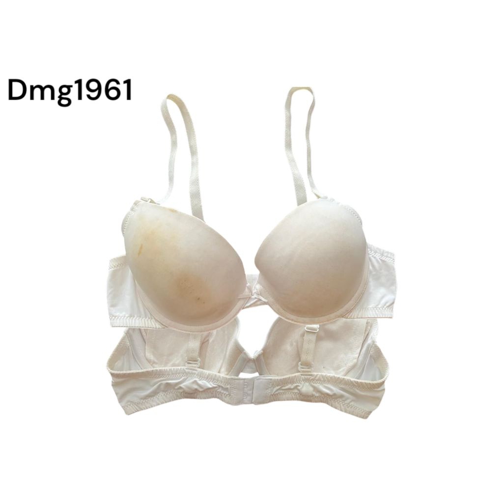 #E Dmg1961 bra branded bra berbusa berkawat bra Rijeck noda size 34B