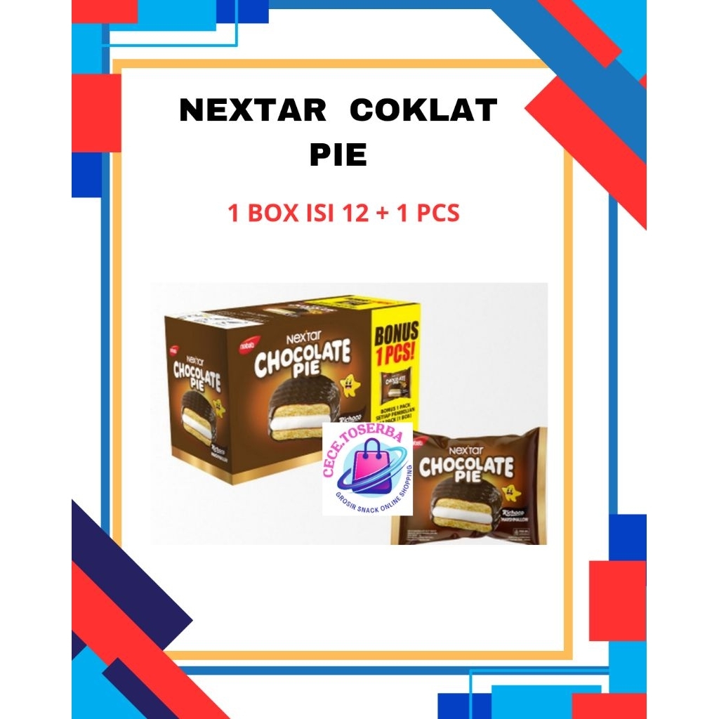 

NEXTAR PIE CHOCOLATE MARSHMALLOW ISI 12 BONUS 1