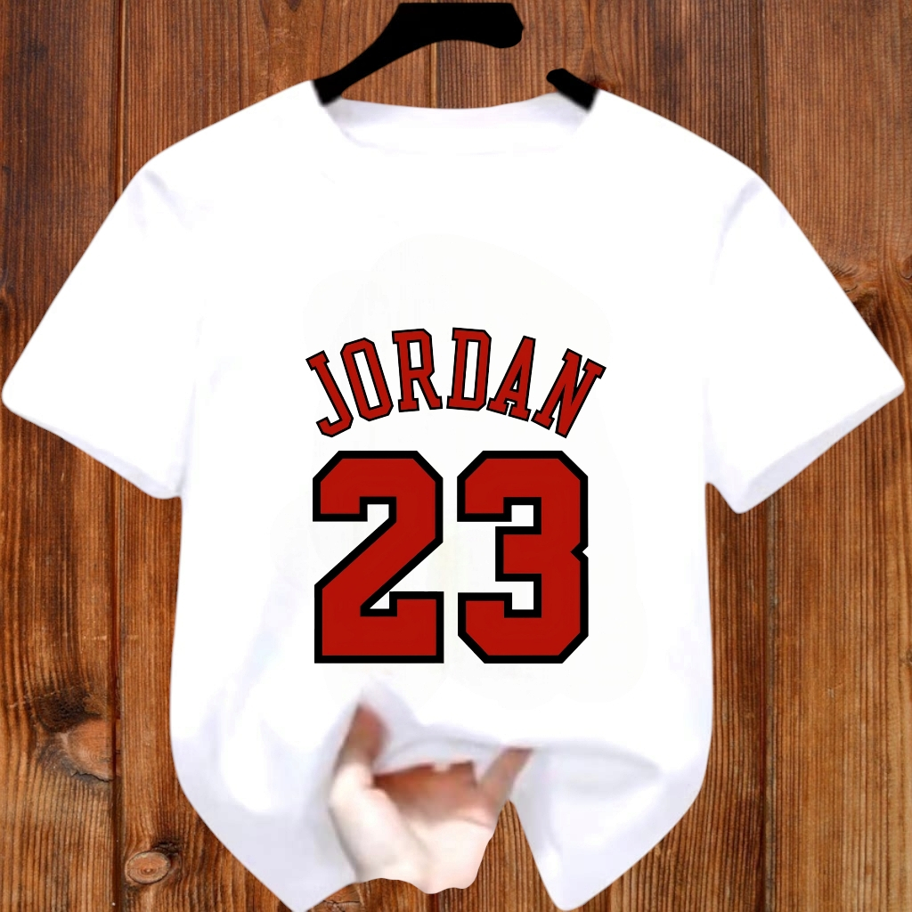 Kaos Jordan 23 / Atasan Baju Anak Angka / Kaos Anak Cowok Angka 23 / Kaos Anak Motif Viral / Kaos Nu
