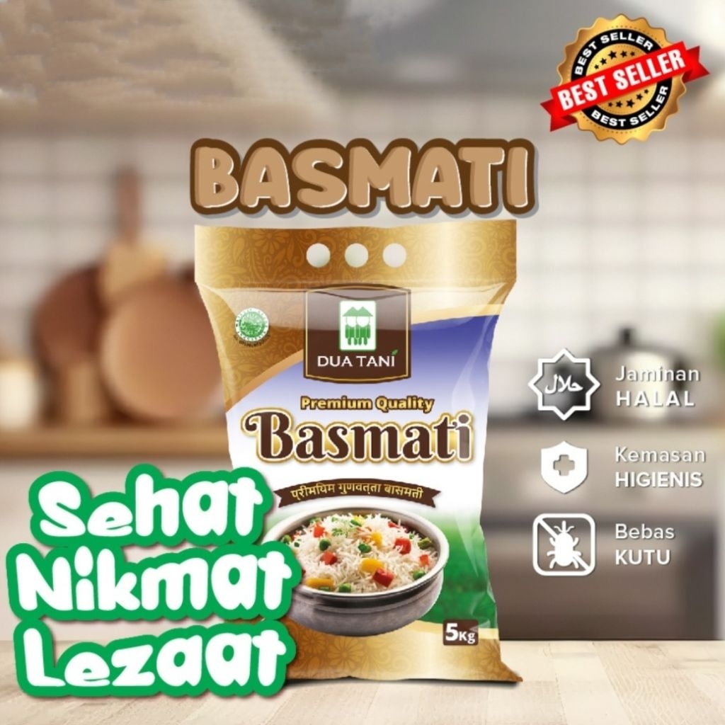 

BERAS BASMATI MERK DUA TANI 5KG