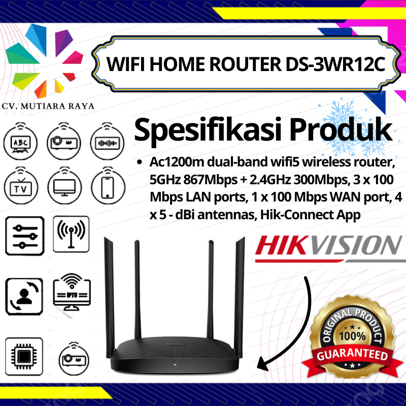 WIFI HOME ROUTER DS-3WR12C