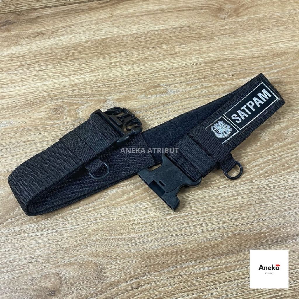 Kopel Satpam Komando Bahan Nylon Model Tactical  Warna Hitam Terbaru