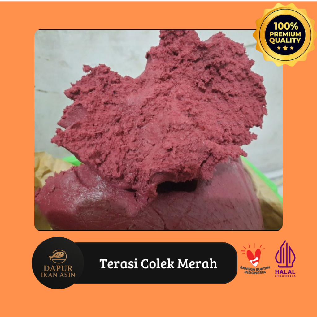 

Terasi Merah Colek / Terasi Premium Rasa Kuat Wangi Siap Makan