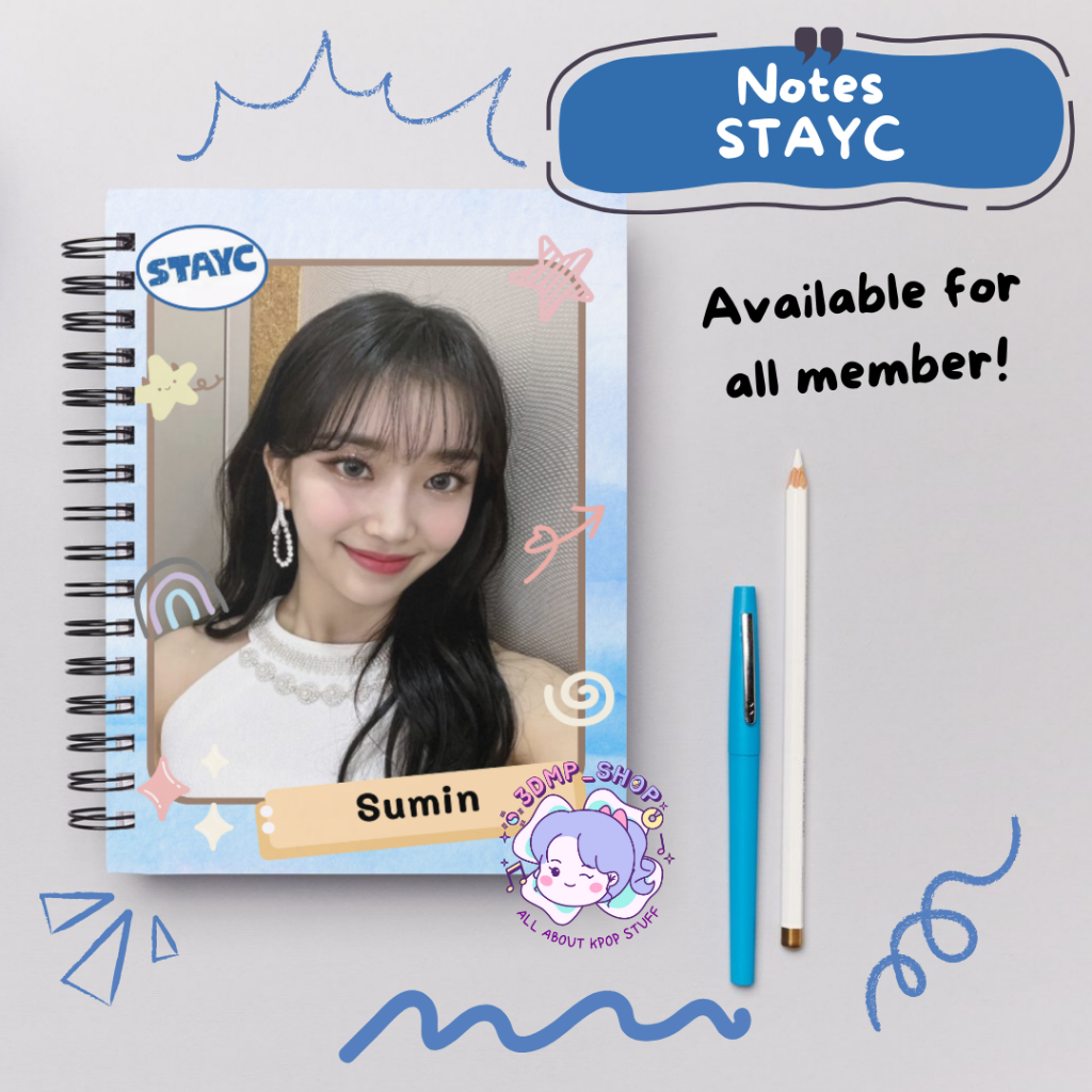 

Notes Buku Tulis STAYC Permember Yoon Sumin Sieun Seeun J Isa