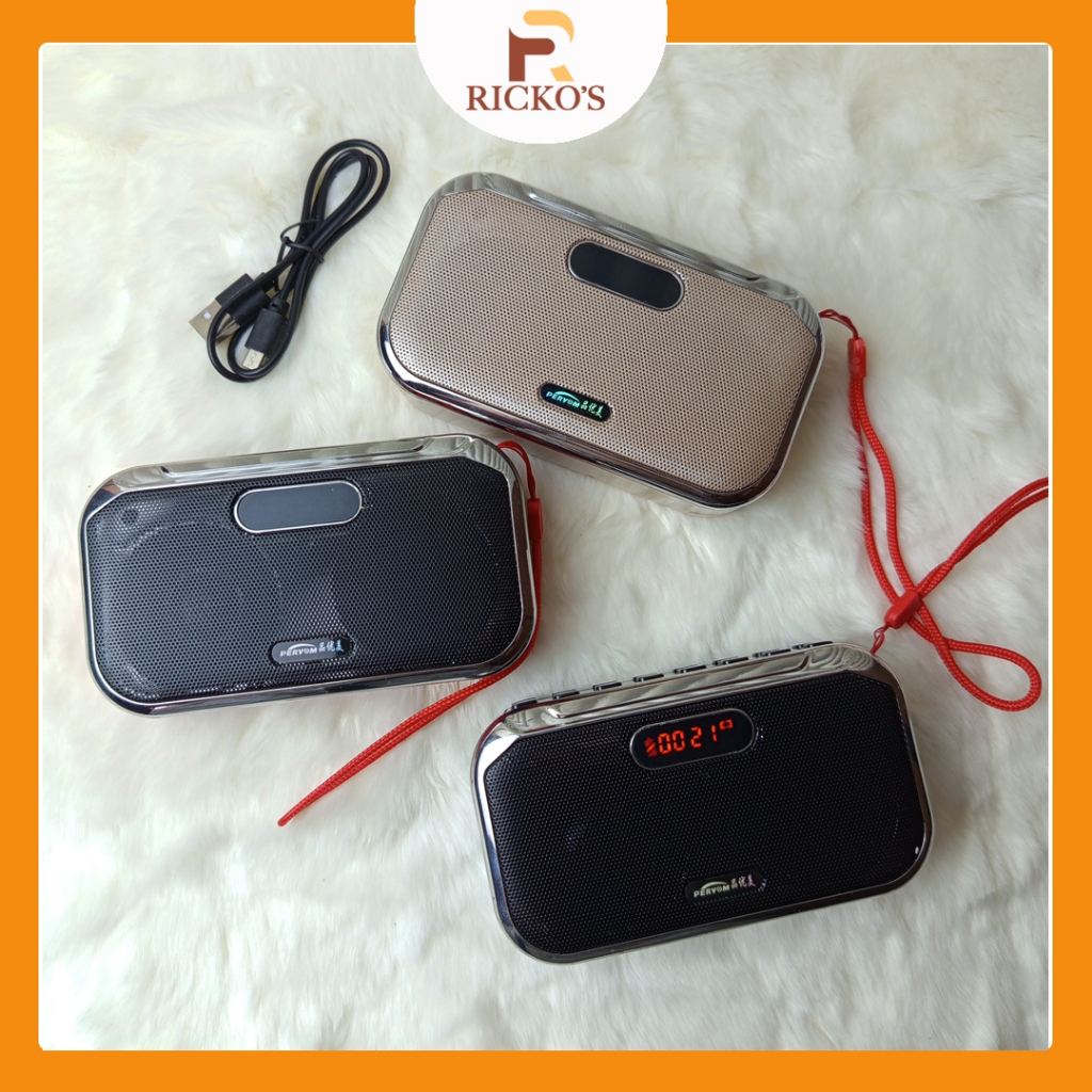 Speaker Bluetooth | Speaker Aktif | Speaker Murottal | Spekaer Radio FM - Peryom