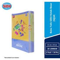 

Buku Tulis Mandarin Kotak Besar 10mm SIDU 38 Lembar SQ 10 Sinar Dunia