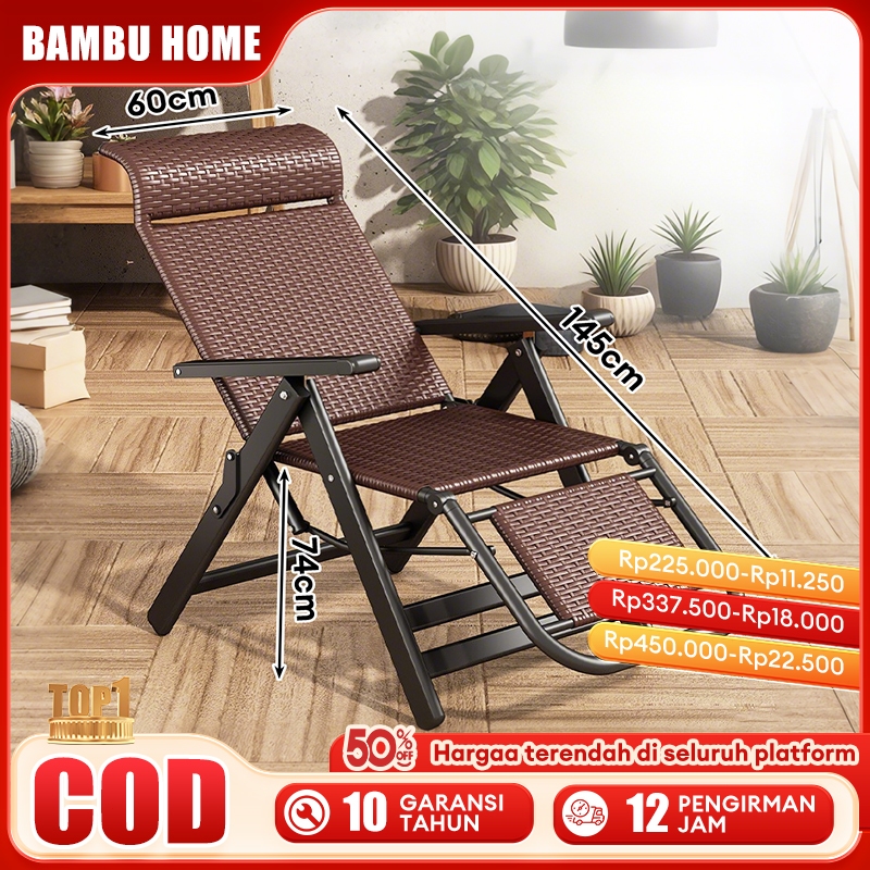 Kursi Rumah Santai Kayu Tempat Tidur Lipat Kursi Kursi Malas Lipat Istirahat Kursi Rekreasi