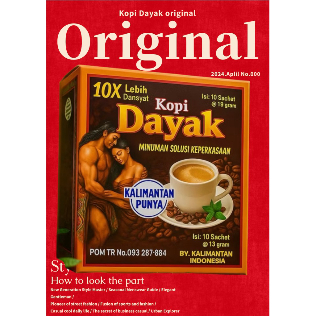 

kopi Dayak ramuan suku asli Kalimantan