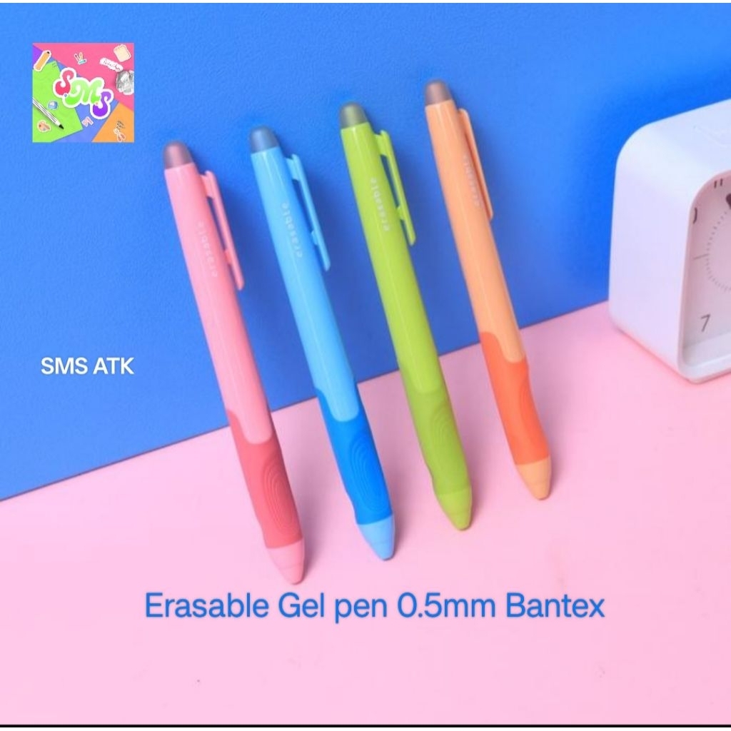 

(ecer) Pulpen Gel Bantex 0.5mm bisa di hapus/erasable gel pen