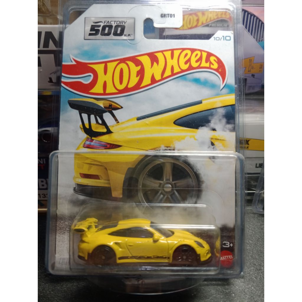 Hot wheels Porsche 911 gt3 RS kuning 500 HP
