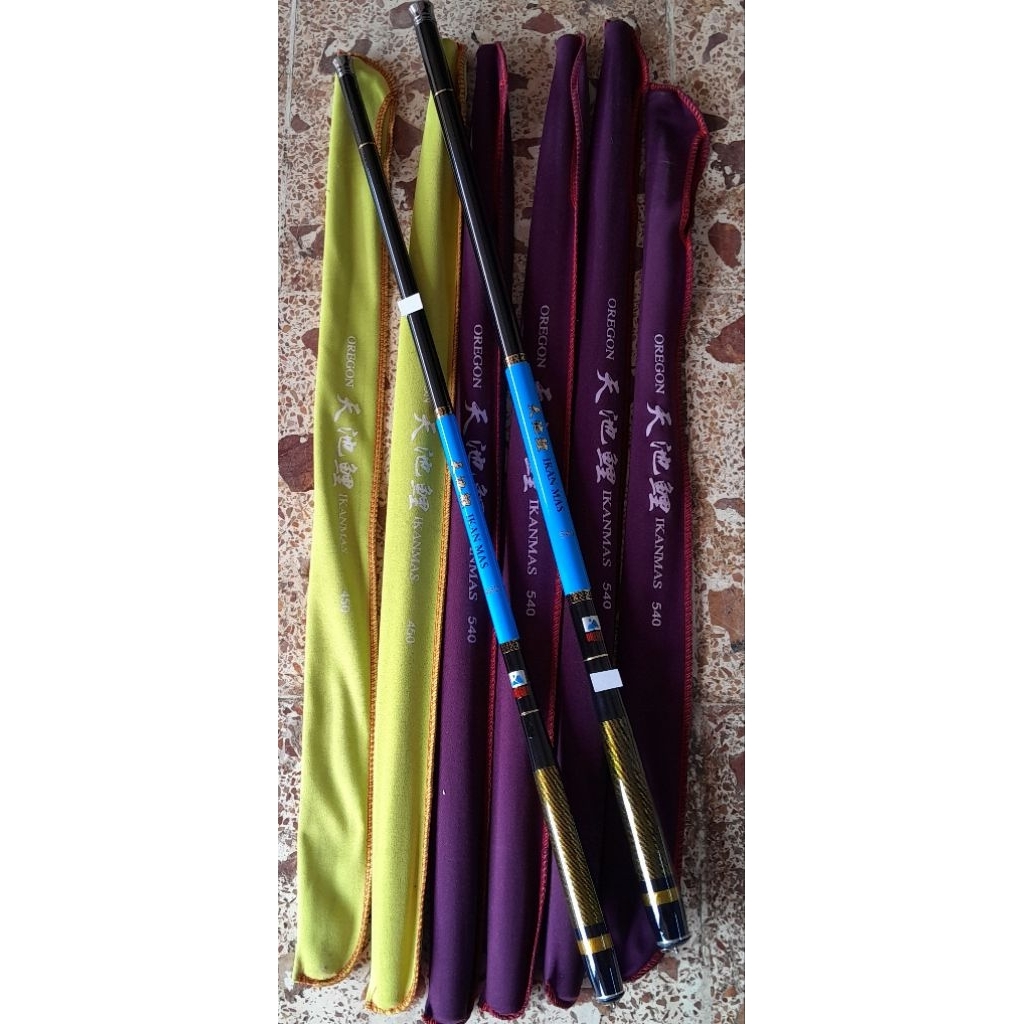 Joran tegek oregon ikan mas panjang 450,540