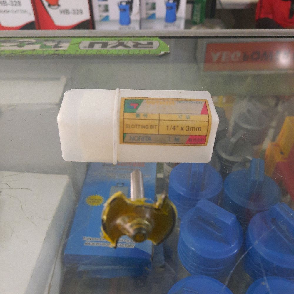 MATA ROUTER MATA SLOTTING BIT SLOTING BIT ROUTER BIT 1/4x3MM NORITA
