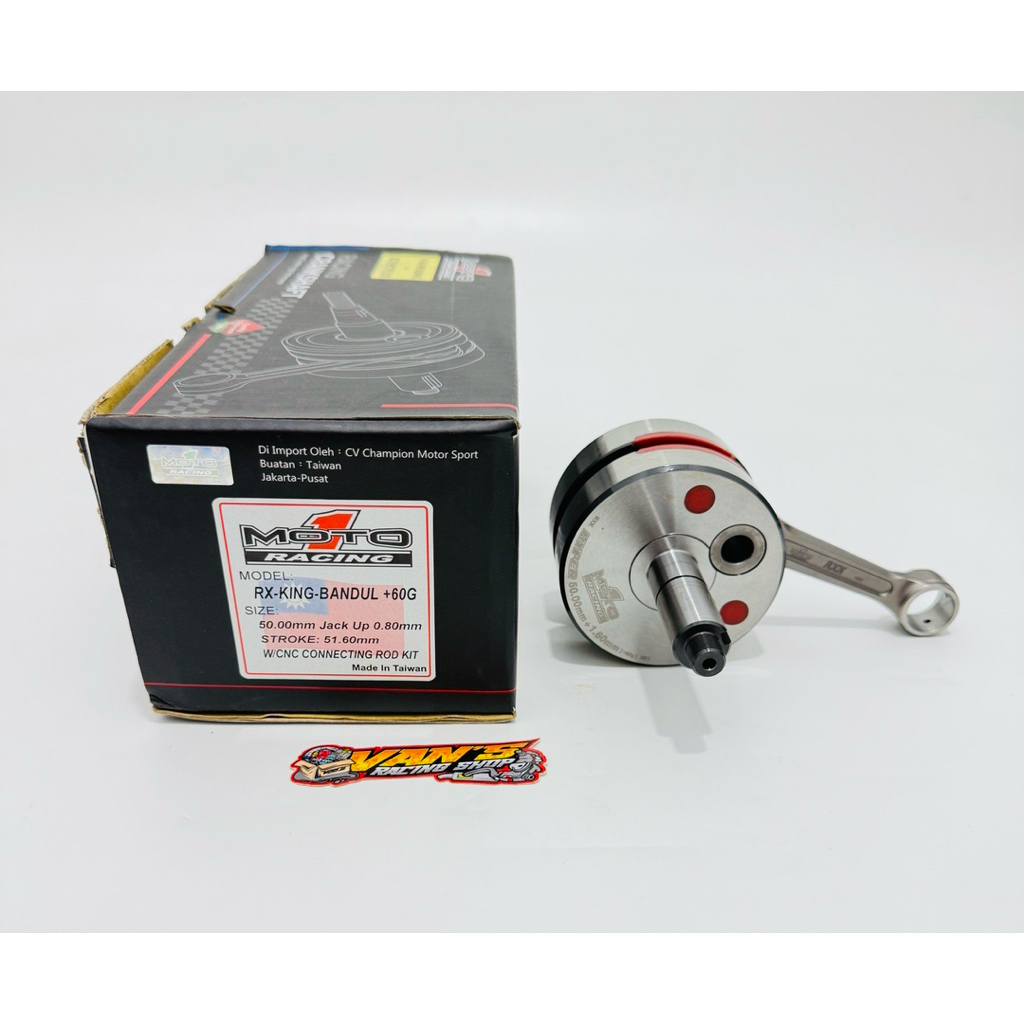 KRUK KRO KROK KRU AS MOTO1 RX-KING STROKE UP 0.8MM JACK UP STANG CNC + BEARING HIGH SPEED 17 PELOR O