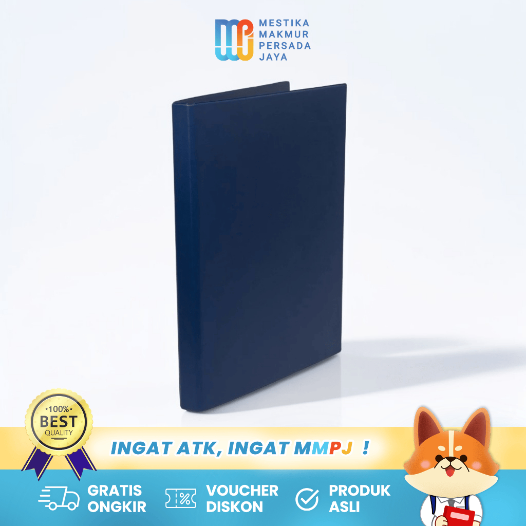 

Bantex Ring Binder 2 Ring O 20mm Folio Blue – Map Arsip Dokumen Berkualitas 821601