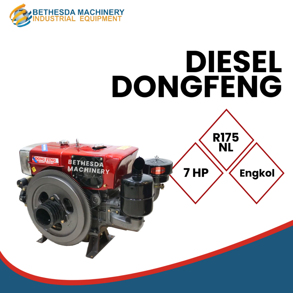 Diesel Penggerak 7 HP/7Pk DongFeng R175NL Mesin Penggerak Solar