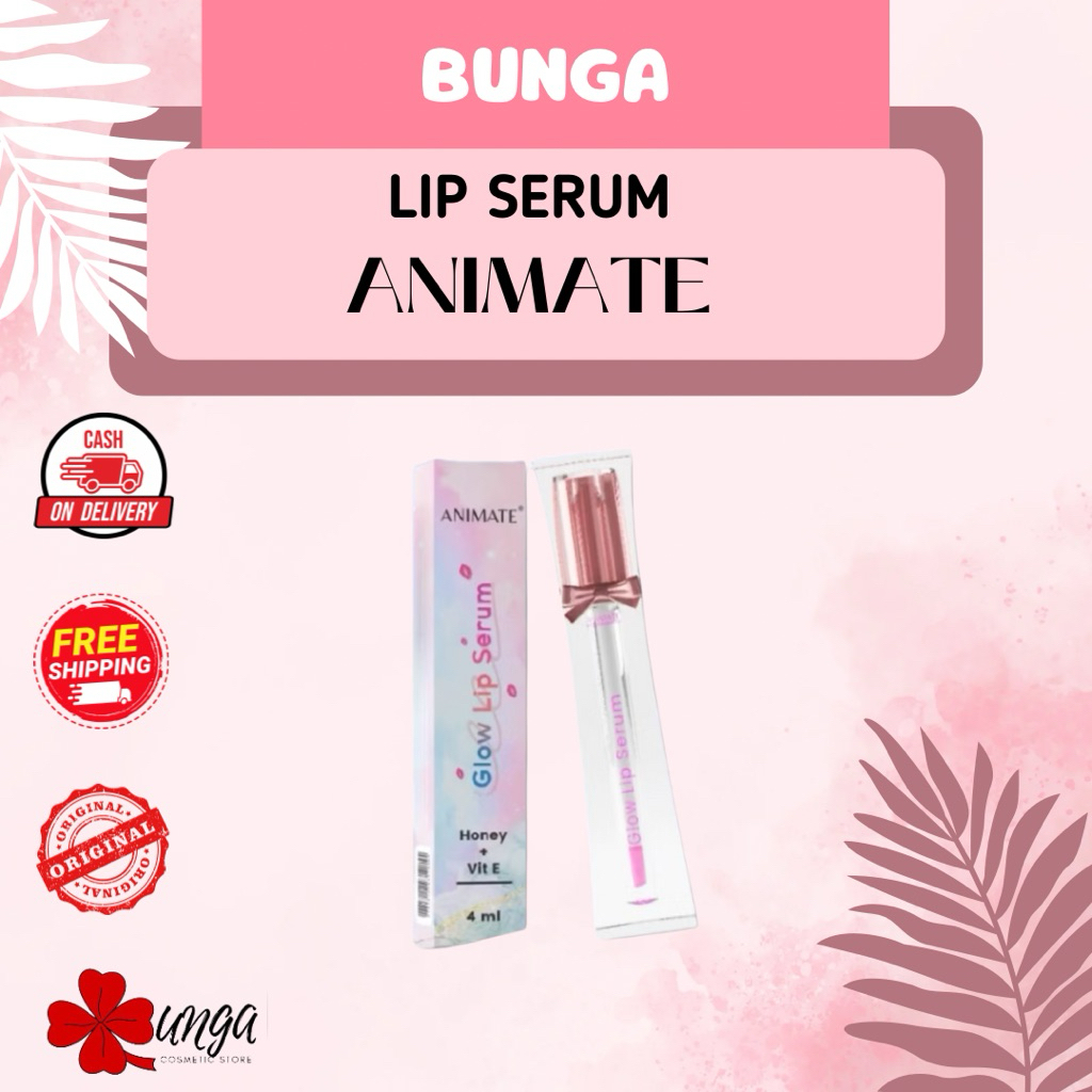 BUNGA - Animate Glow Lip Serum / Lip Serum Animate / Animate Glow Lip Serum