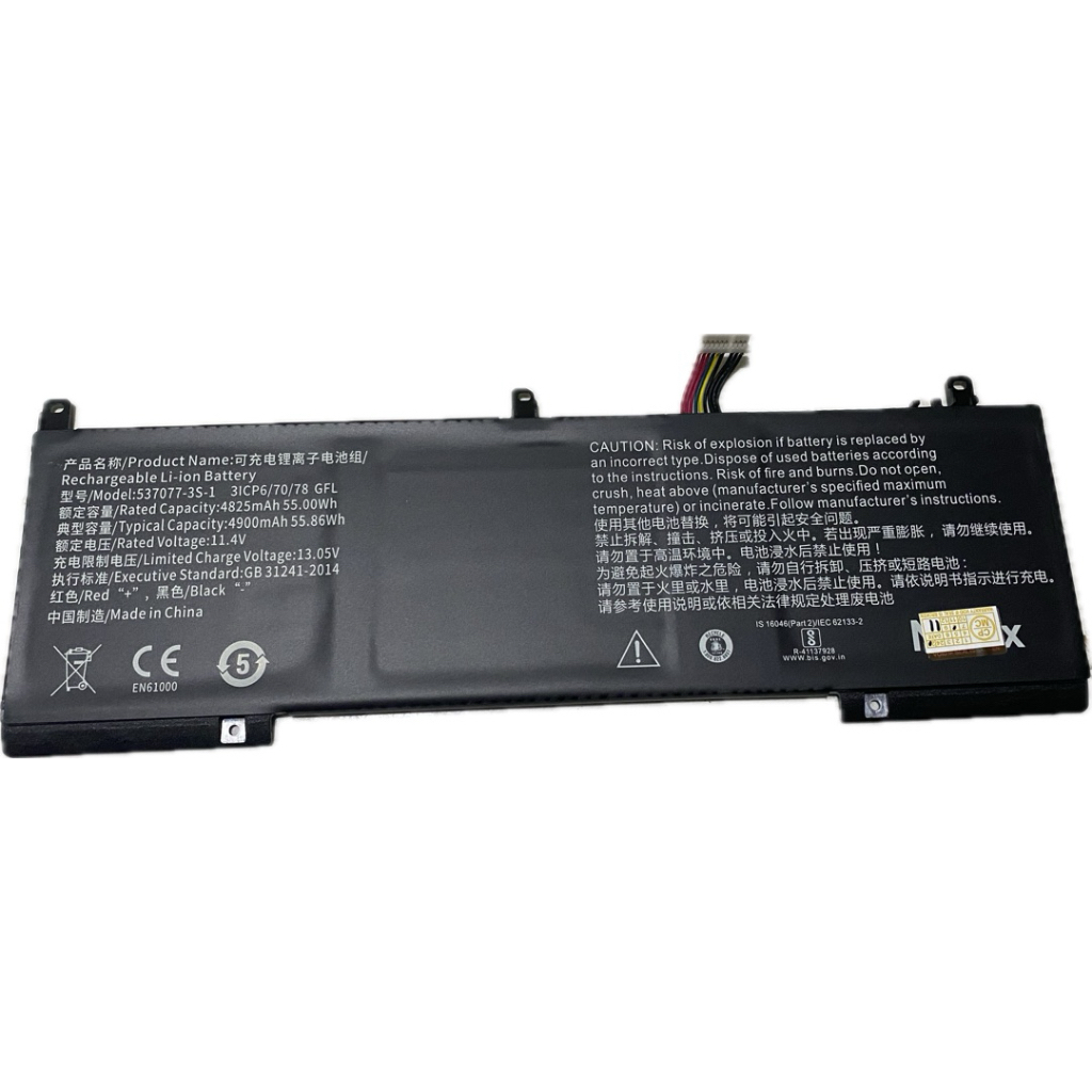 Baterai Battery Laptop Infinix Inbook X1/X1 Pro i3, i5, i7 Model:537077-3S-1 Original